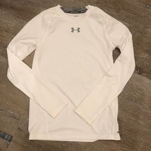 Boys Under Armour Fitted HeatGear L/S Shirt